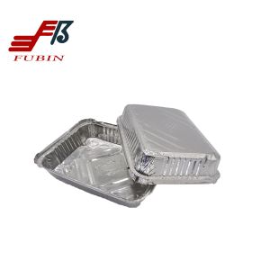 Microwave Oven Rectangular Foil Trays For Catering