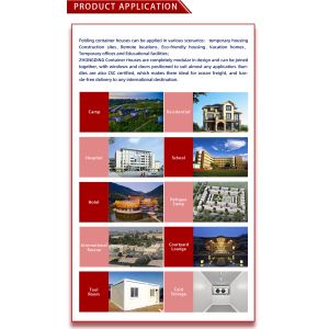 Ready Made Container House Office with Customized Color and Online Technical