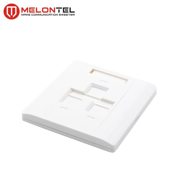 3 Port RJ45 White Network Face Plate MT 5910 Network Cable Socket