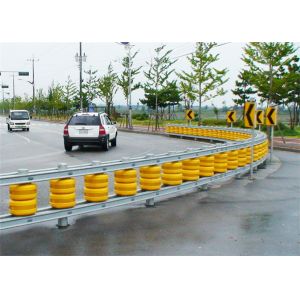 Hot Galvanized Steel Roller Crash Barrier Highway Protective