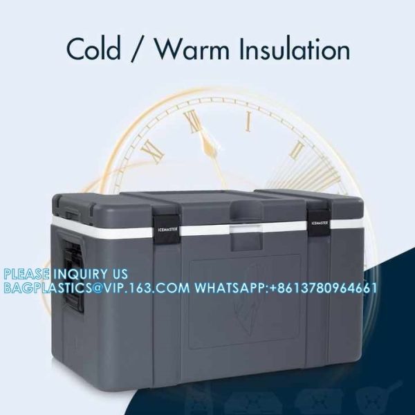 30L 50L 65L 70L 85L 120L PU Foaming Ice Cooler Box Picnic Medical Transport Vaccine Large Picnic Fishing Cooler Box