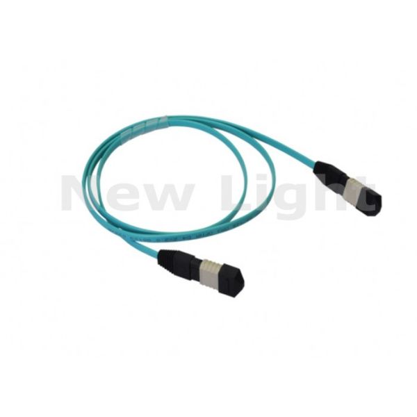 Quality OM4 5 Meter B Type MPO MTP Cable 12 Core Multimode With 3.0mm Mini Round LSZH for sale