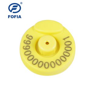 125khz ISO11784/5 FDX - B Long Range Rfid Animal Ear Tag For Cattle Sheep