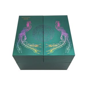 Double Door Cosmetics Paper Perfume Packaging Box Custom For Skin Care Products