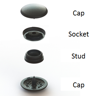 plastic snap buttons