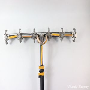 High Pressure 7.5 M Adjustment Handle Water Spray Brush for Solar Panel Roof