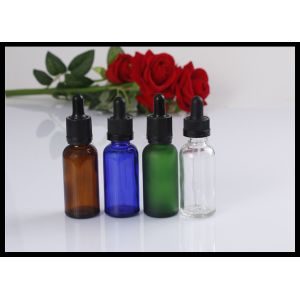 Liquid Medicine Essential Oil Glass Bottles 30ml Non - Toxic Material Long