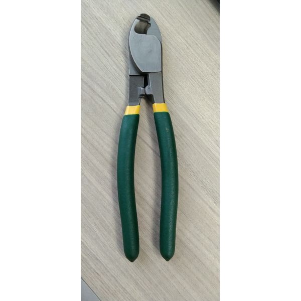Cable shears, high carbon steel, PVC handle, clamp taste should be quenched, (6