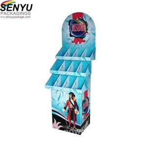 Makeup Advertising Cardboard Display Stands / Cardboard Counter Display Stands