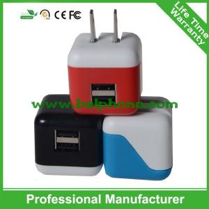 China high quality 5V 2.1A dual usb mobile phone travel charger,home charger,wall charger on sale