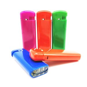 Men's Smoking Gift with Heavy Piezo Encendedores and Refillable Windproof