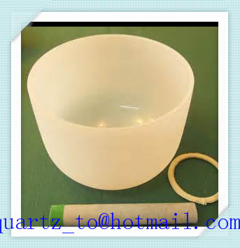 Frosted Quartz Singing Bowl