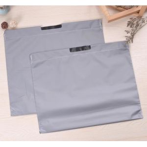 Promotion hanging waterproof drawstring compostable Beam Mouth PE Plastic