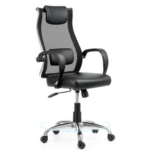 China Modern Style PU Office Chair with Smooth Caster Wheels for Indoor Use and Ergonomic Support on sale