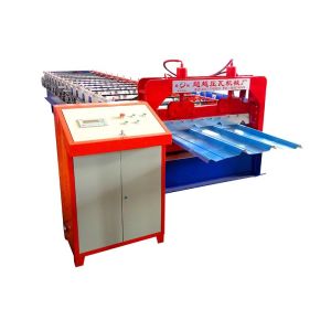 Trapezoidal Building Glazed 0.3mm Tile Forming Machine