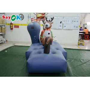 Three Reindeer Inflatable Holiday Decorations
