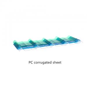 Wholesale Pc Corrugated Sheet Roofing Clear Embossed Corrugated Polycarbonate Sheet from china suppliers