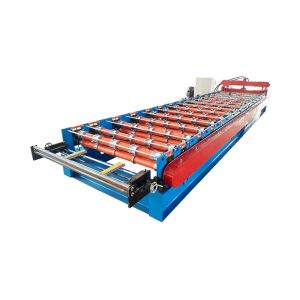 Tile Gcr15 Steel Roll Material Sheet Metal Roll Forming Machines 10-20 Meters