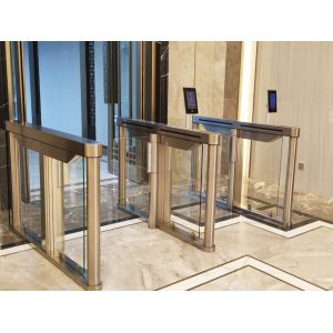 Servo Motor Security Turnstile Gate for Access Control