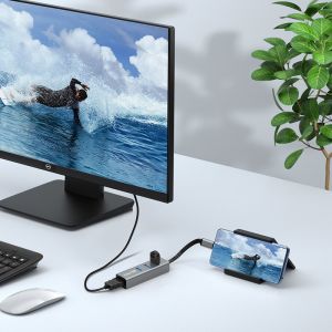 Flexible USB C Cable Adding an Expansion USB A HUB And 4K Video HDMI