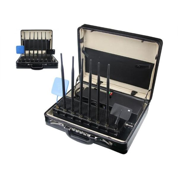 Quality 15 Watts Short Range UVA Wireless Signal Jammer For Drones , Remote Control for sale