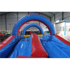 0.9mm PVC Tarpaulin Inflatable Water Slip And Slide 14.6x3.7x6.1m