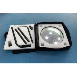 Under Vehicle Inspection System Portable Mirrors UVM-650 with Adjustable Swivel and Heavy-Duty Rubber Rim