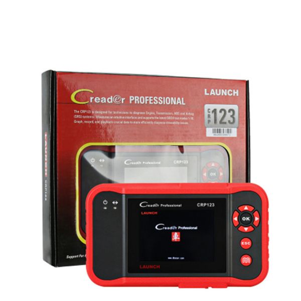 Quality LAUNCH Creader CRP123 Engine/ABS/SRS/Transmission Automotive Code Reader diagnostic tool CRP 123 OBD2 EOBD Scanner for sale