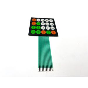 Customizable Surface Mount metal dome membrane switch