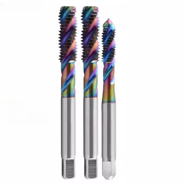 Quality Hsse Spiral Fluted Tap M7 M8 M9 M10 M11 M12 Coating Machine Screw Thread Taps For Aluminum For Home for sale