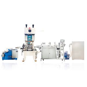 Aluminum Foil Restaurant Takeout Container Making Machine with Pneumatic Power