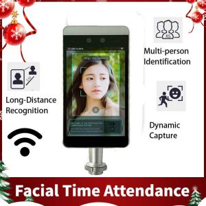 New Design 8 inch USB TCP/IP Wifi Dual Camera Facial Access Control with