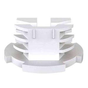 China DYP28-03 Lean Pipe Fittings Aluminum Extrusion Tube End Cover T Slot Frame Insert on sale