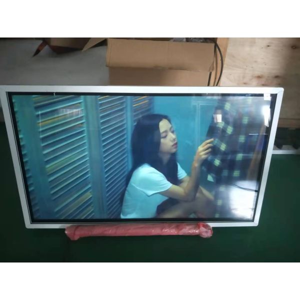 super slim elevator digital signage bright white 42 inch Touch Screen mall medical indoor