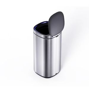 30L Stainless Steel Smart Sensor Bin for Living Room Automatic Lid and Motion