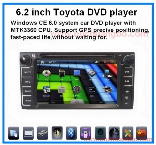 Toyota Avanza /Fortuner /Prado auto radio with gps navigation iPod RDS smart TV OCB-8619