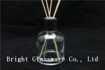 Glass Empty Reed Diffuser Bottle With Diffuser Rattan
