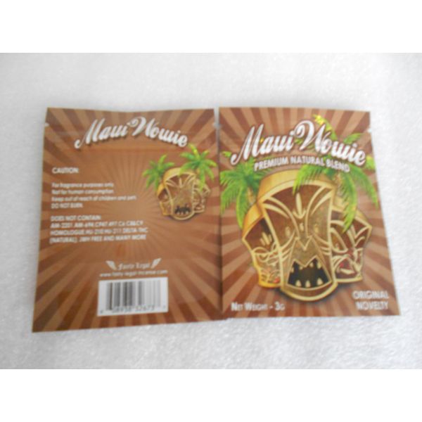 Natural Blend Berry Blue Herbal Incense Packaging 10g Maui Wowee Premium