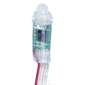 RGB Full Color Led Pixel Lights 12MM Led Pixel Strings 0.3W IP67 Internal