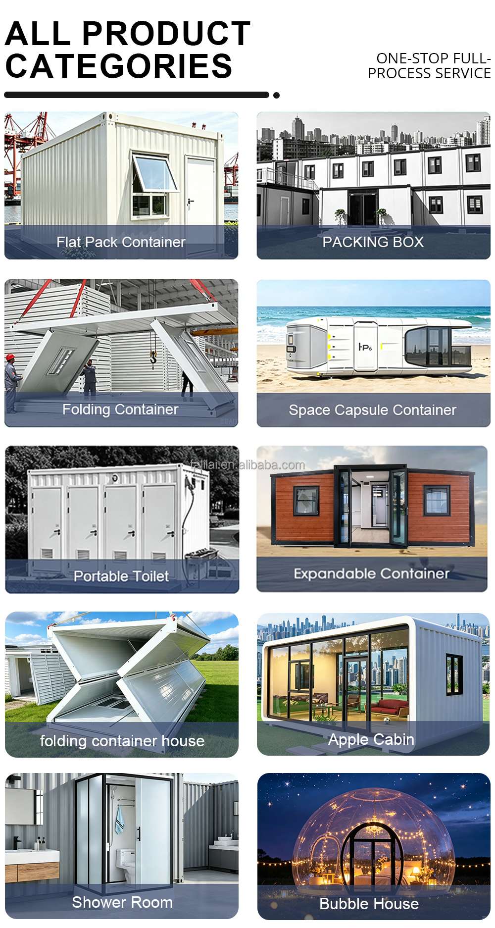 High Quality Easy Assembly 20ft Folding Container House Modular Container Unit Portable Site Office Prefab Dormitory Bathroom