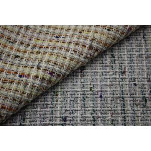 In Stock Wholesale of a Roll New Design 100 Polyester Tweed Fabric for Women's