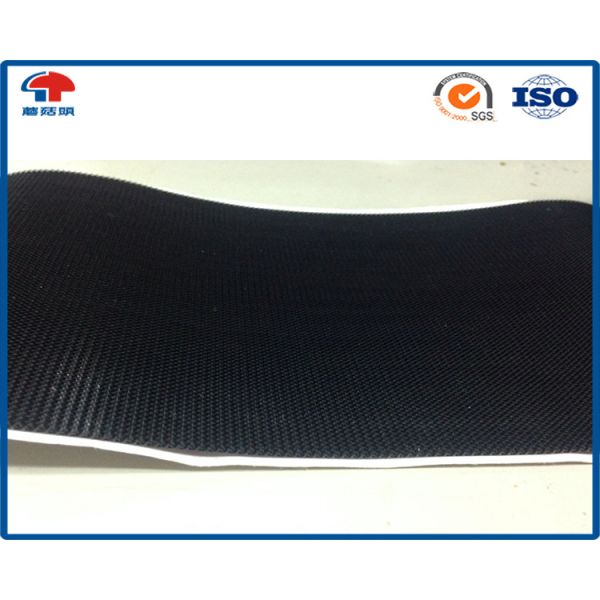 Quality Nylon / PP Black Thin Hook Injection Soft Hook And Loop Tape 110mm OEM for sale