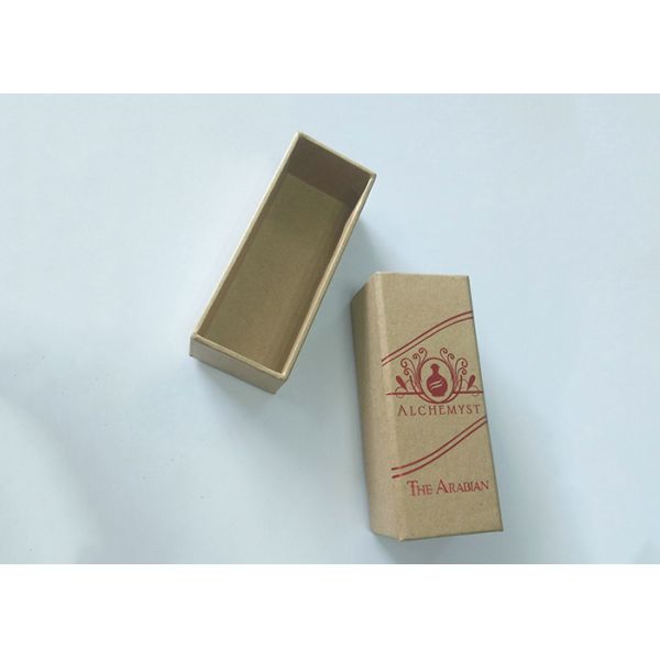 Brown Drawer Shaped Paper Gift Box , Small Paperboard Gift Boxes