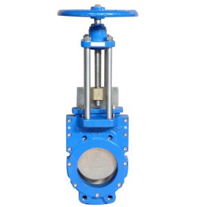 China Ductile Iron Knife Valves PN10 / PN16 Stainless Steel Knife Gate Valve on sale
