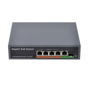 52V DC 8K entries 65W power supply 5 Ports Gigabit IEEE 802.3af /at POE Switch