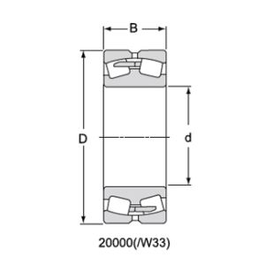 Spherical roller bearing 22309RH