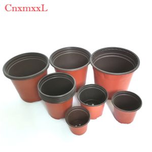 Wholesale Double-color plastic flower pot plastic plant pot plastic flower container in quality assurance. from china suppliers