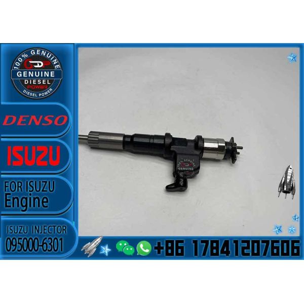New Diesel Fuel Common Rail Injectors 095000-6300 1-15300436-0 095000-6301 GIGA 6WG1 Heavy Duty Injector