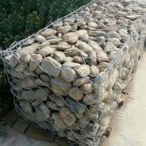 Double Twist Galvanized Gabion Box Hexagonal Gabion Wire Mesh Corrosion