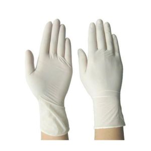 Wholesale White Color Disposable Medical Gloves Nitrile Material OEM/ODM Available from china suppliers